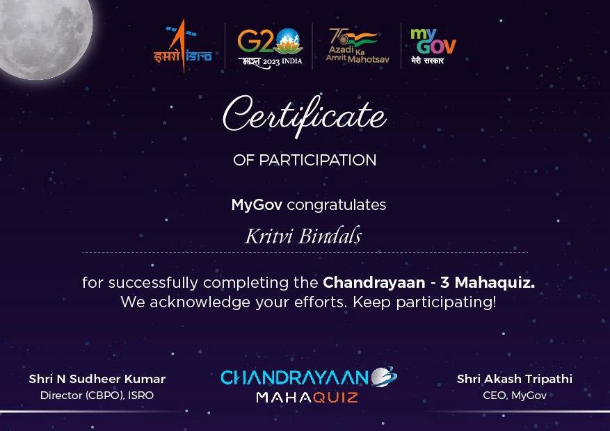 Chandrayaan-3 MahaQuiz