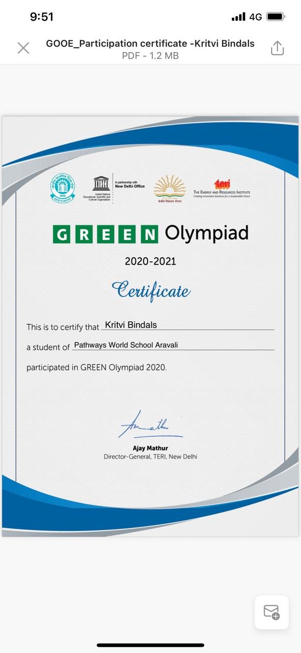 GREEN Olympiad — 2020–2021