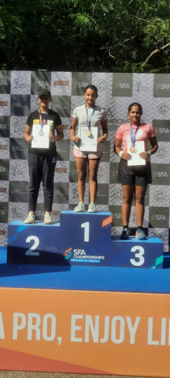 Kritvi during a sporting competition